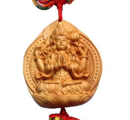桃木工藝品 車內(nèi)吉祥掛件，祈愿出入平安